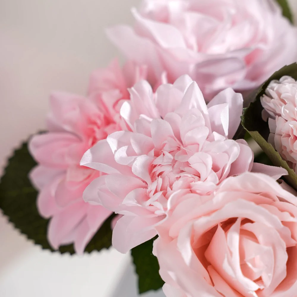 Rose Bouquet Pink And White - Image 6