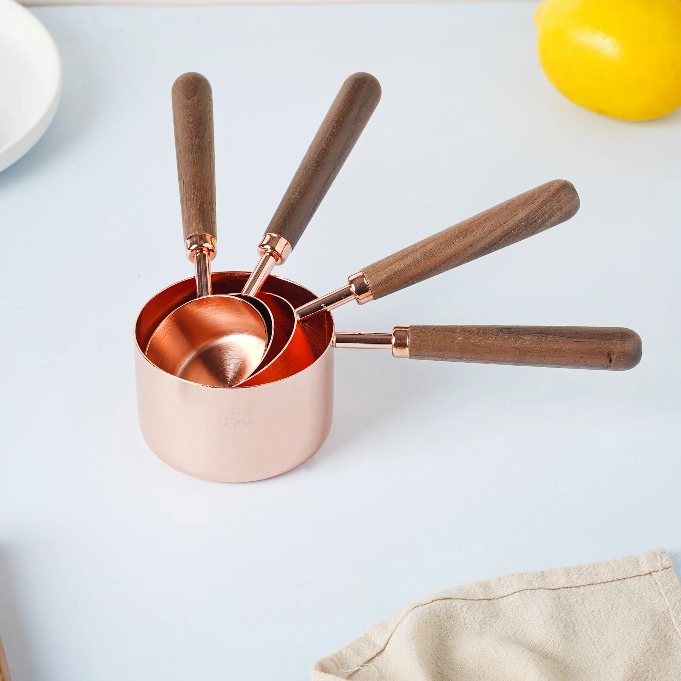 Rose Gold Measuring Spoon Set - Image 7