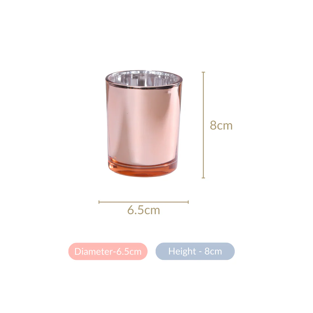 Rose Gold Tealight Holders For Home Decor Set Of 4 - Image 12