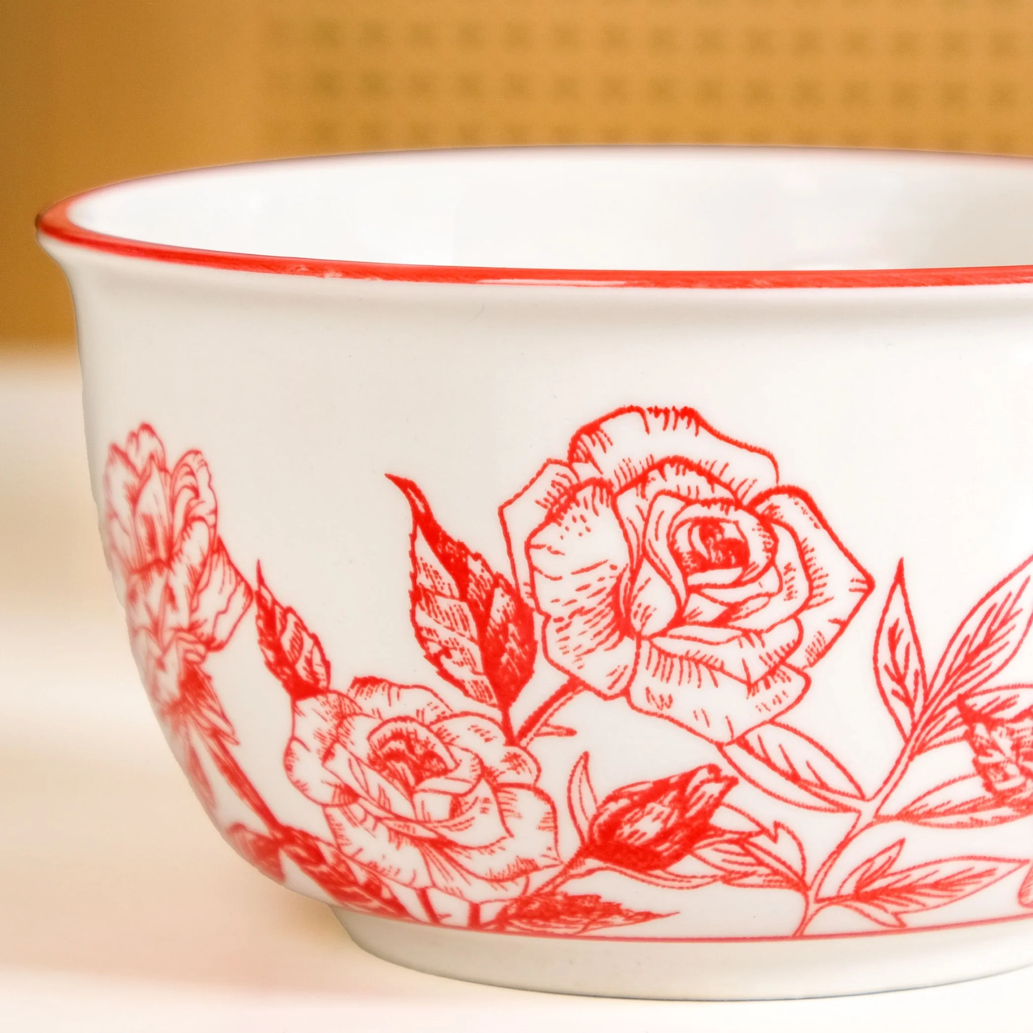 Rosetta Bowls And Spoons Set Of 4 400ml - Image 7