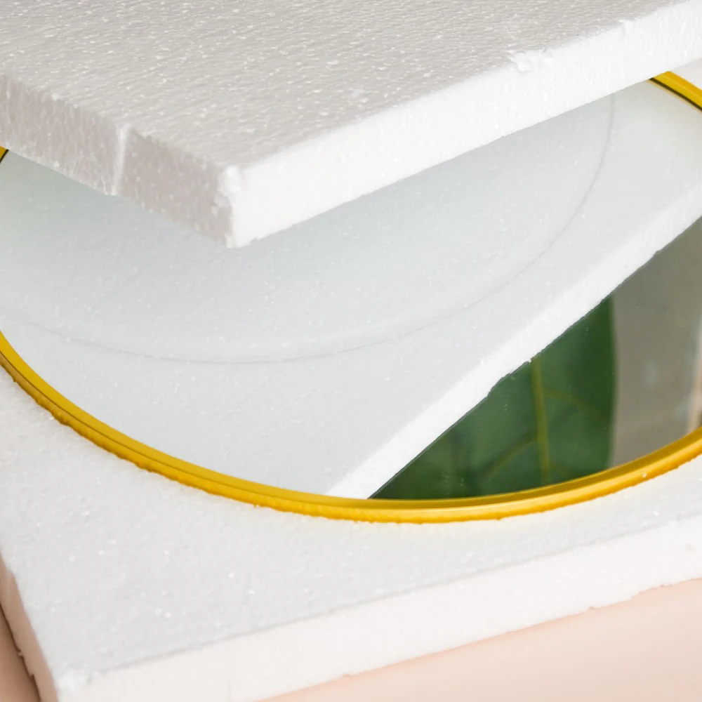 Round Wall Mirror Gold 15 Inch - Image 8