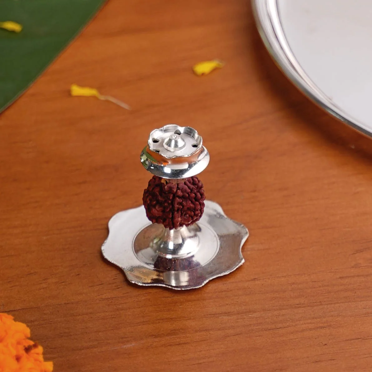 Rudraksh Shri Ganesh Daily Pooja Thali Set Of 5 - Image 10