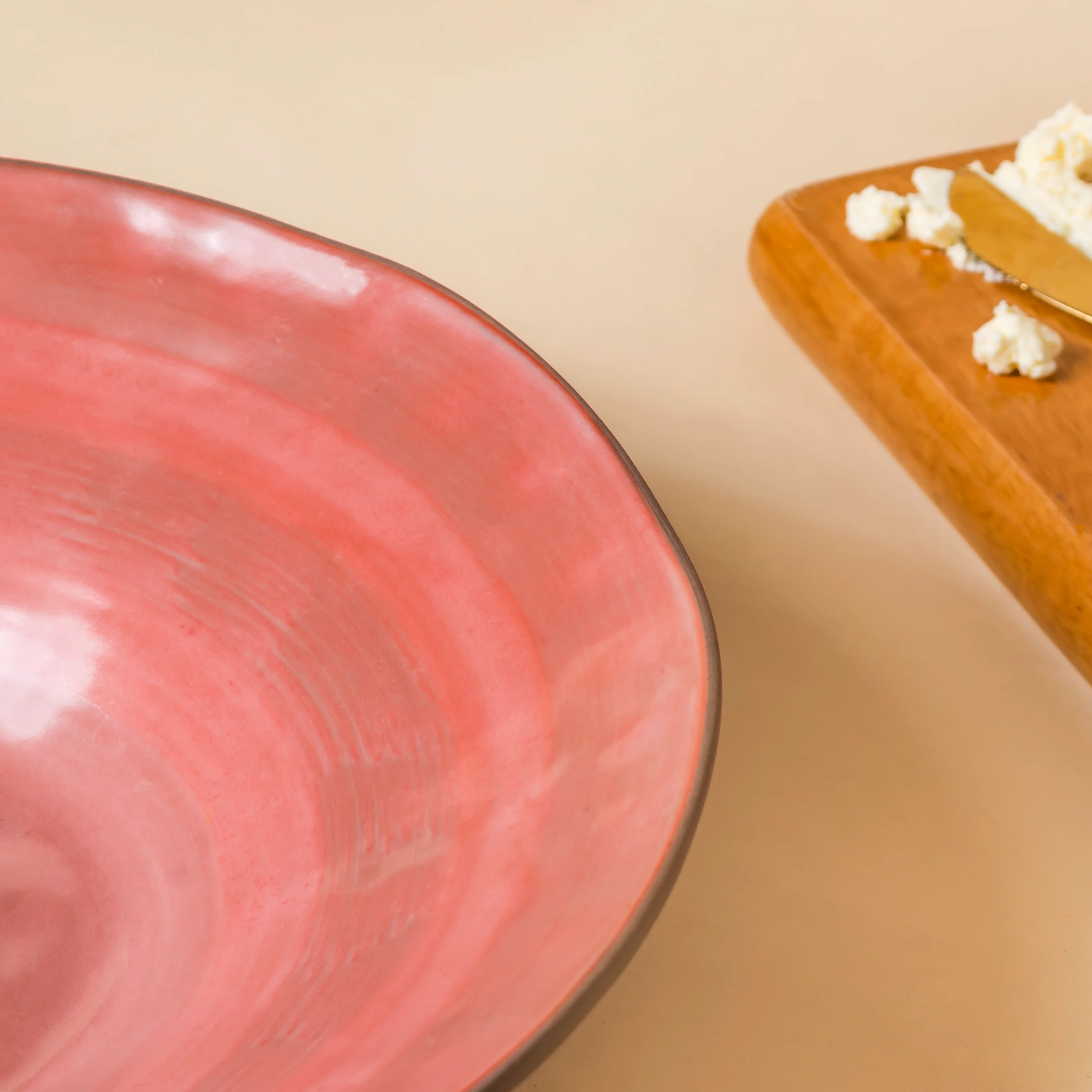 Rustic Large Serving Bowl 9.5 Inch 800 ml - Image 5