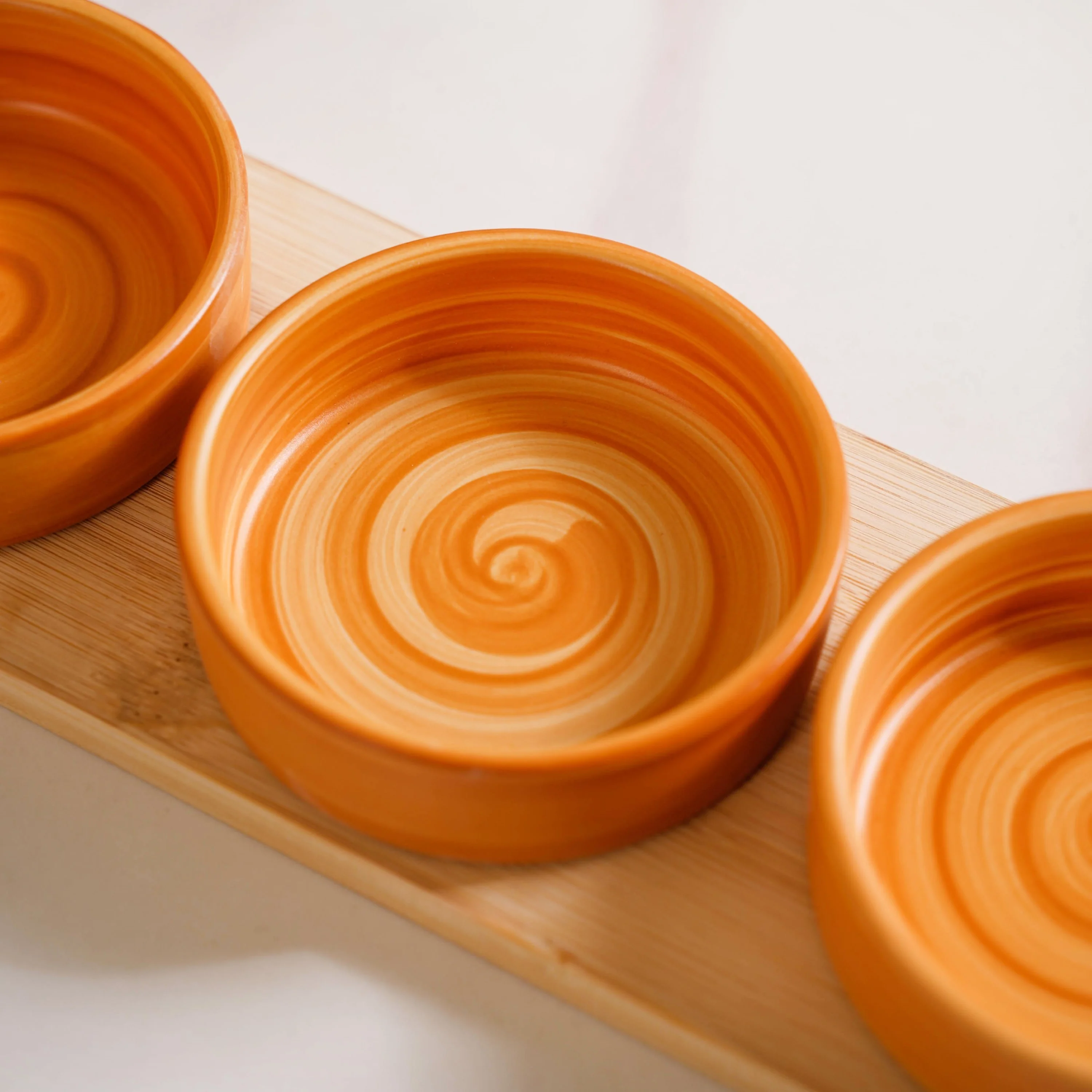 Rustic Style Bowl And Platter Set Of 5 For Sauces Snacks Or Salsa - Image 7