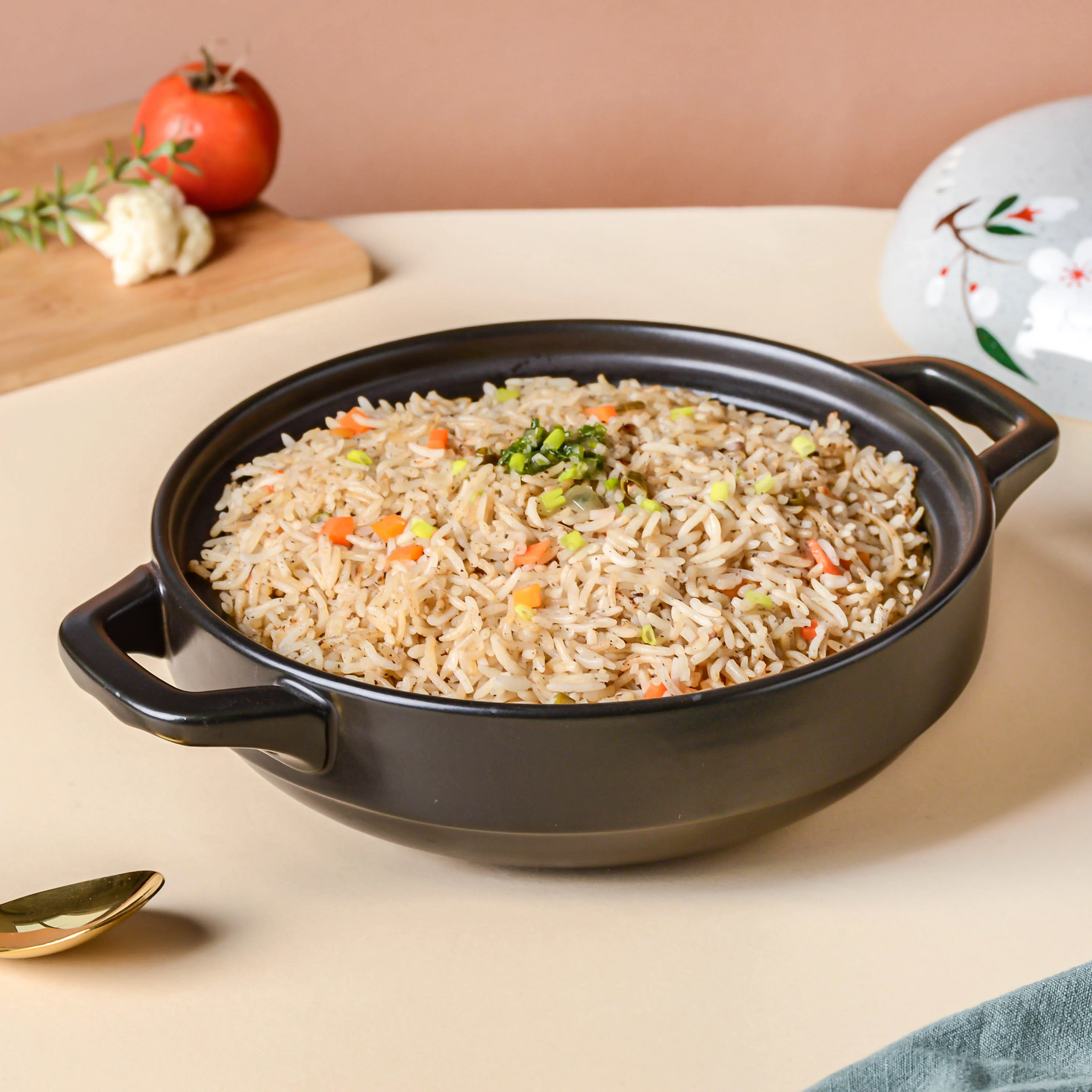 Sakura Shallow Cooking Pot Grey - Image 4