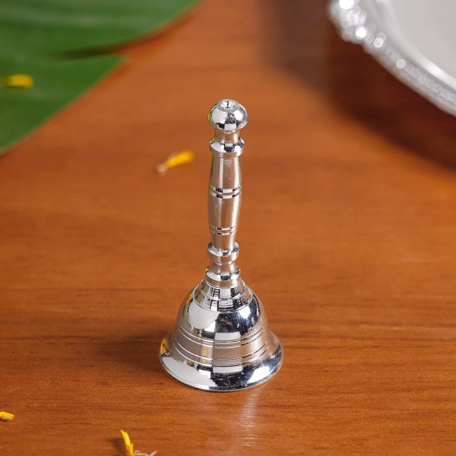 Sankalp Pooja Thali Set Of 5 With Diya And Ghanti - Image 7