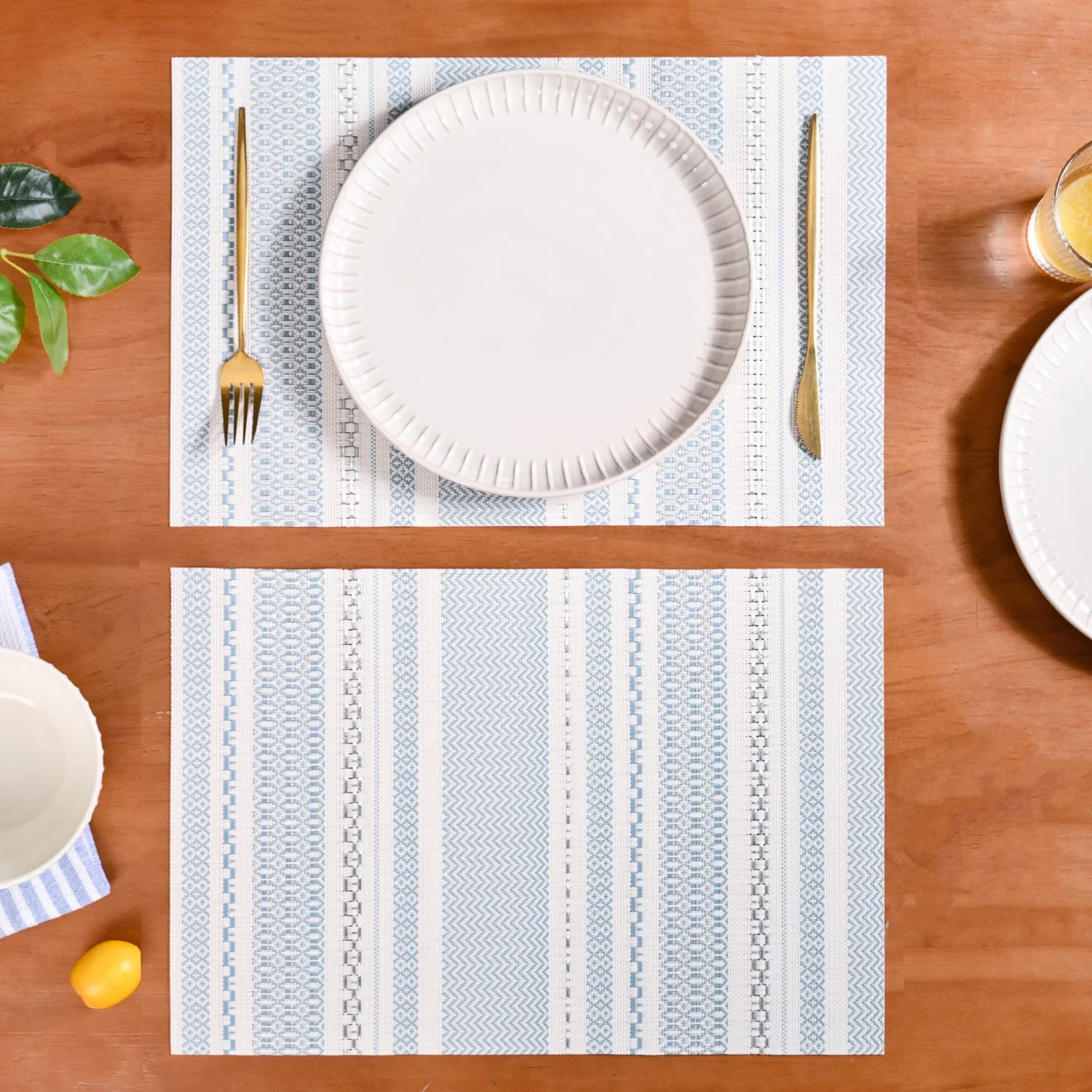 Scandinavian Dining Table Placemat Set Of 6 - Image 7