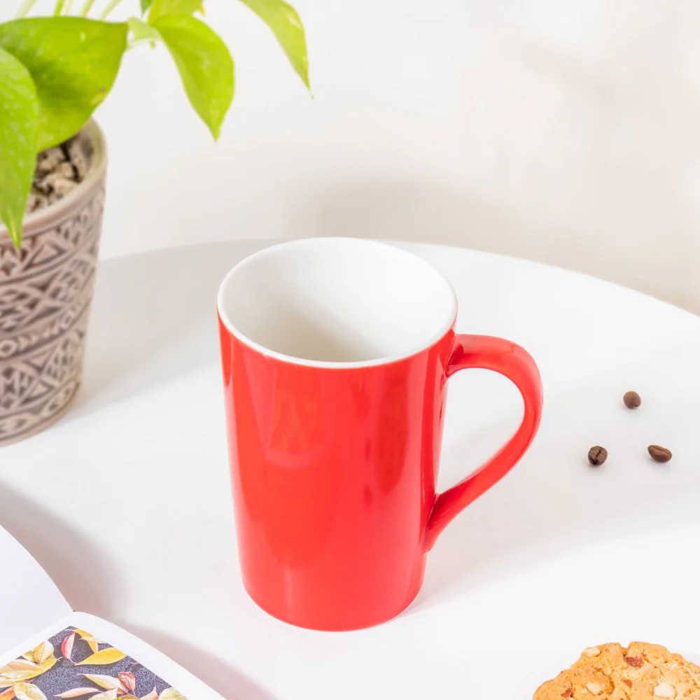 Scarlet Red Glossy Mug 350 ml - Image 3