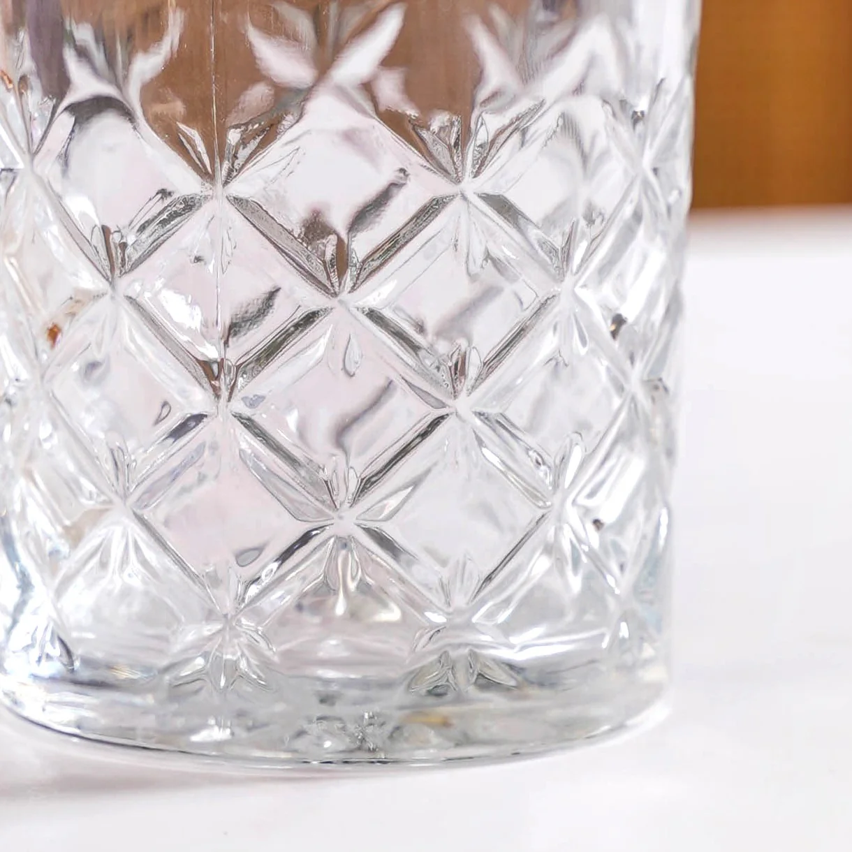 Scotch Glass Crosshatch Pattern Set Of 6 230ml - Image 9