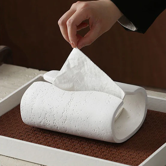 Contemporary Tissue Holder White - Image 9