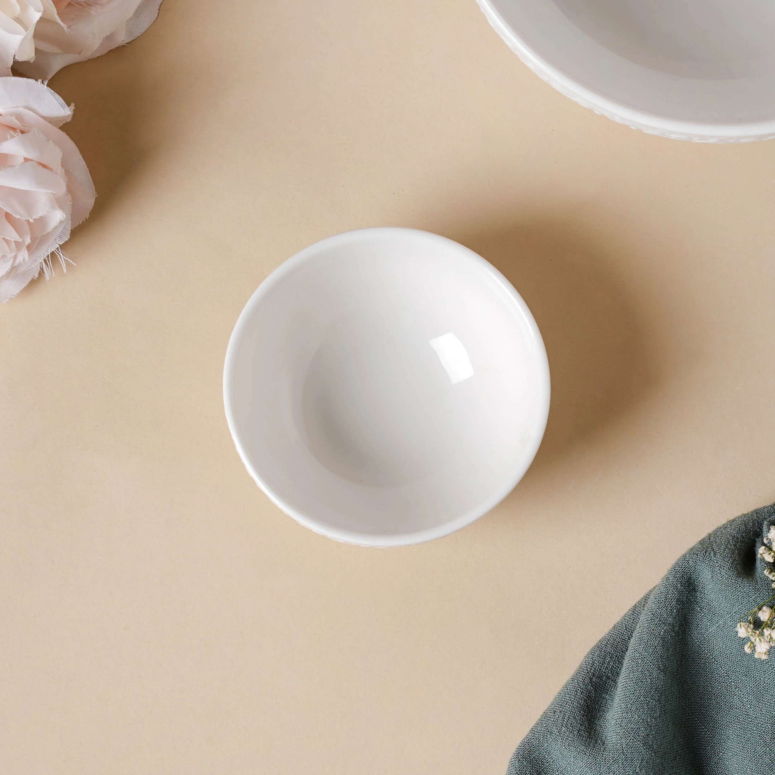 Serena Pearly White Dip Bowl 100 ml - Image 6