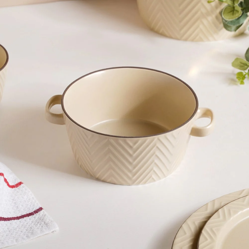 Serenity White 36 Piece Dinner Set For 6 - Image 14