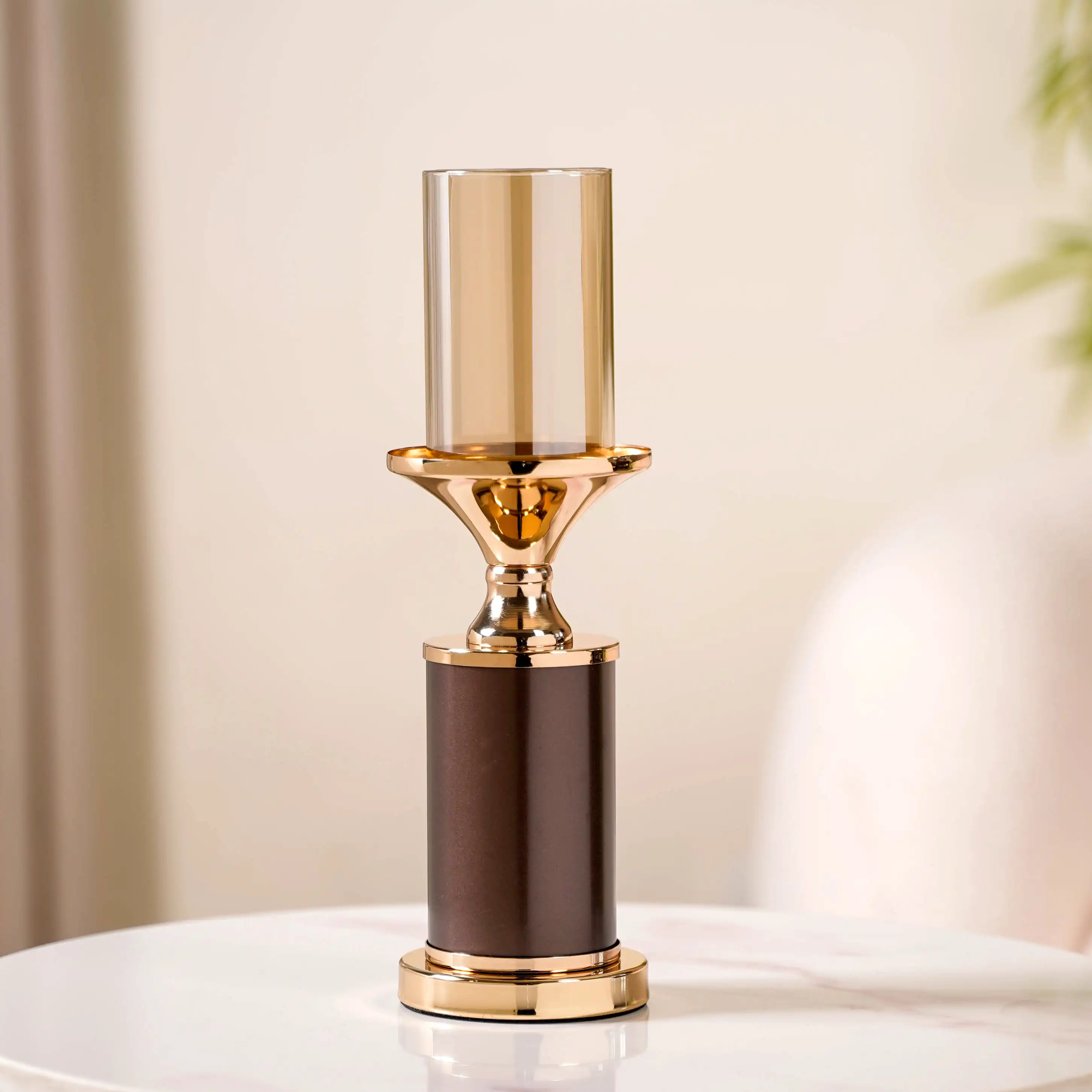 Set Of 2 Luxury Pillar Candle Holder - Image 4