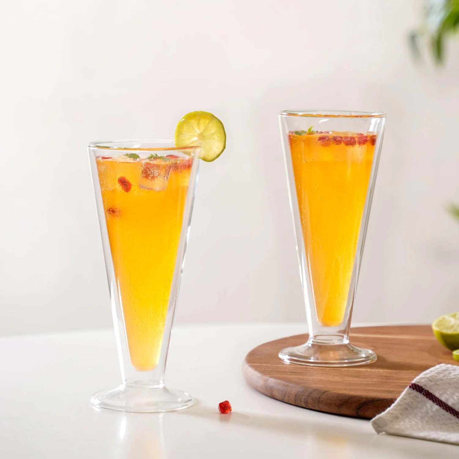 Set Of 2 Tall Double Wall Cocktail Glasses 300ml - Image 8