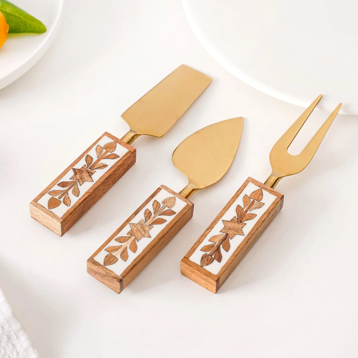 Set Of 3 Gourmet Cheese Knives - Image 6