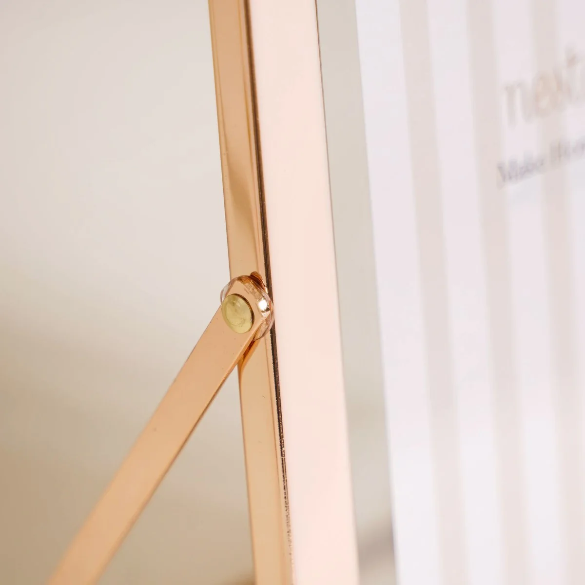 Set Of 3 Luxury Tabletop Photo Frames Peach - Image 12