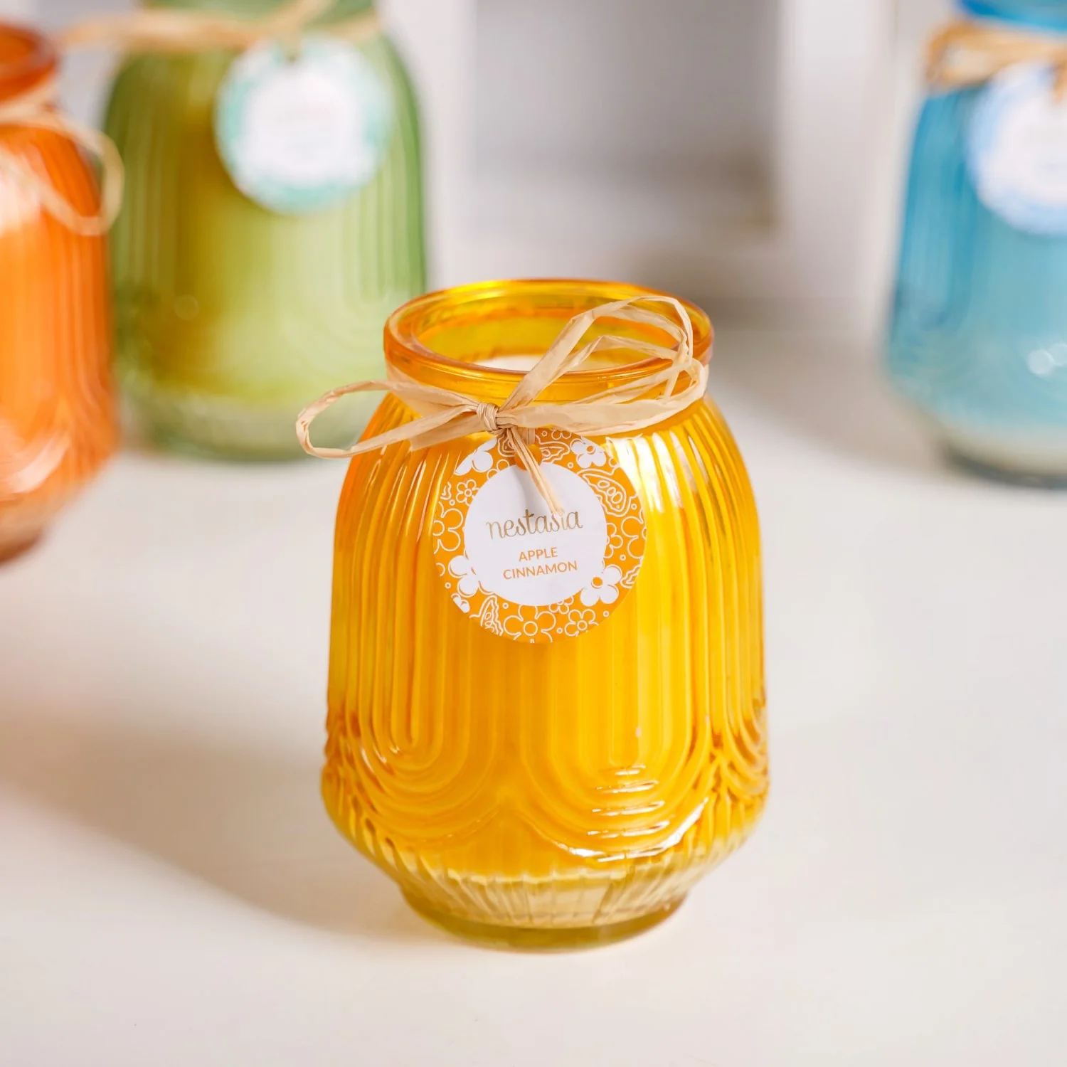 Set Of 4 Fresh Vibes Scented Candle - Image 8