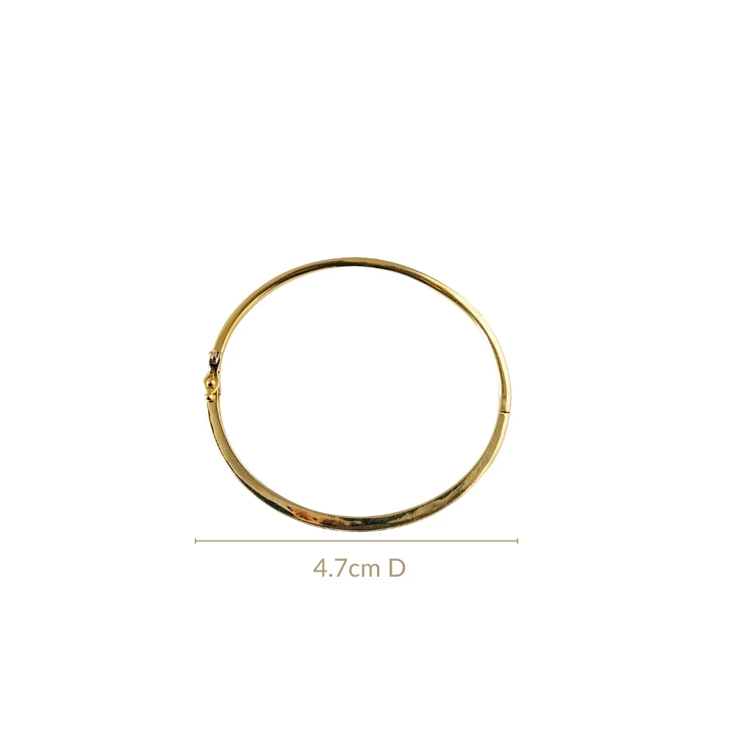 Shimmery Diamond Gold Bracelet - Image 3