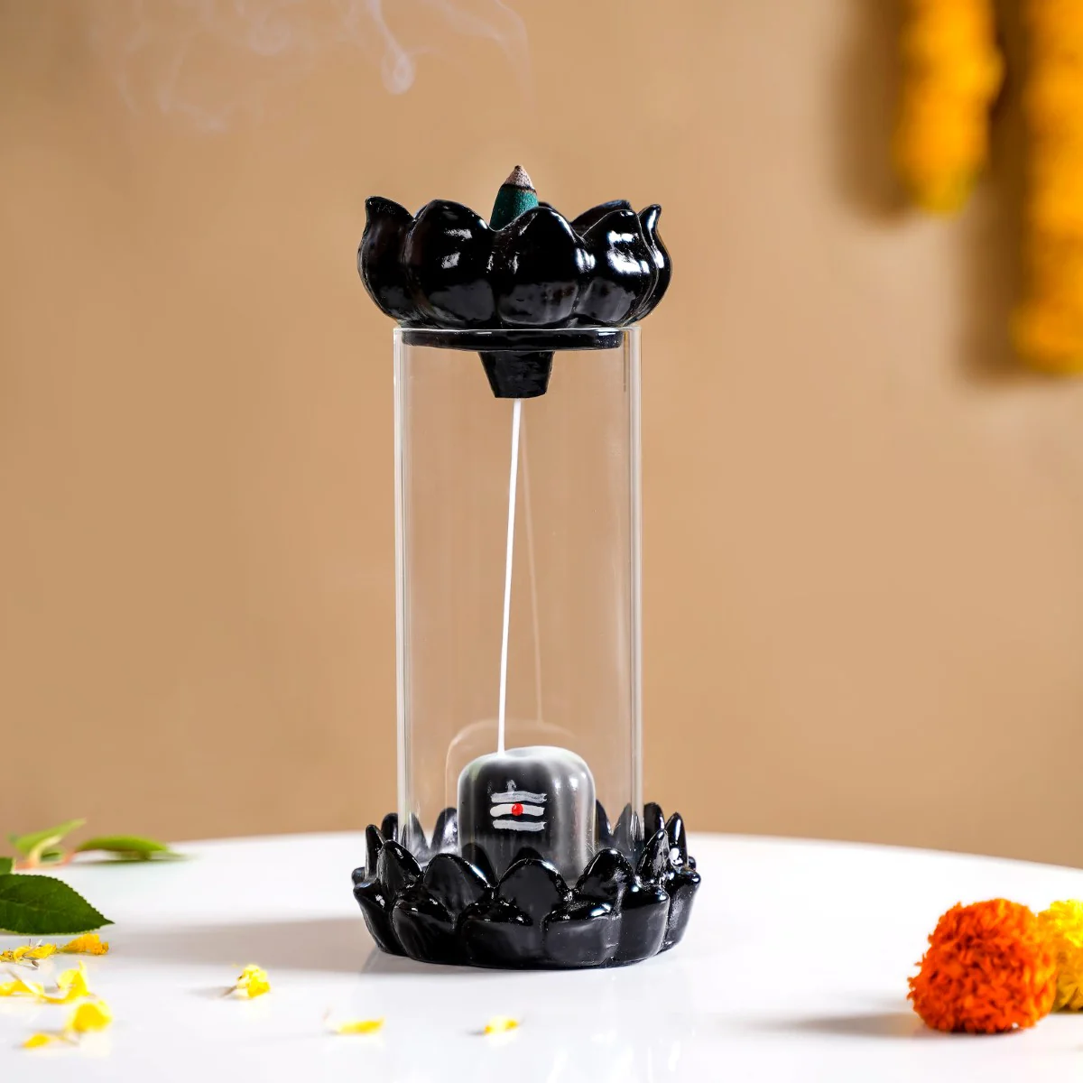 Shivling Fountain Incense Holder - Image 3