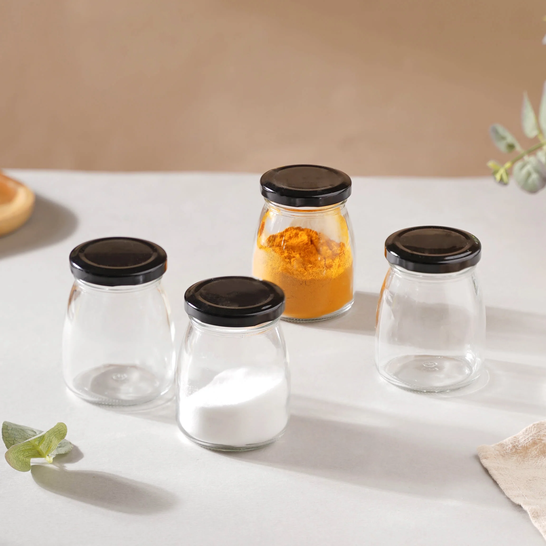 Short Glass Storage Container Set of 4 - Image 7