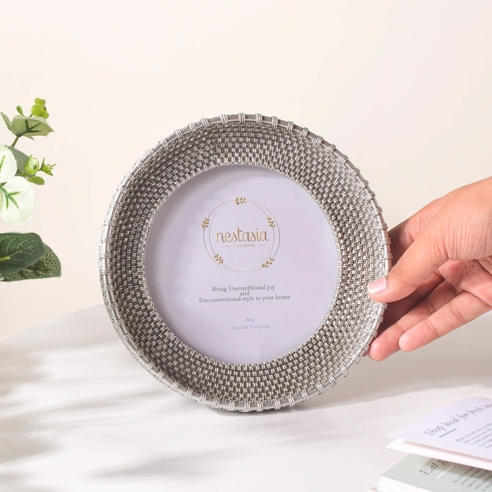 Silver Glam Ring Photo Frame - Image 2