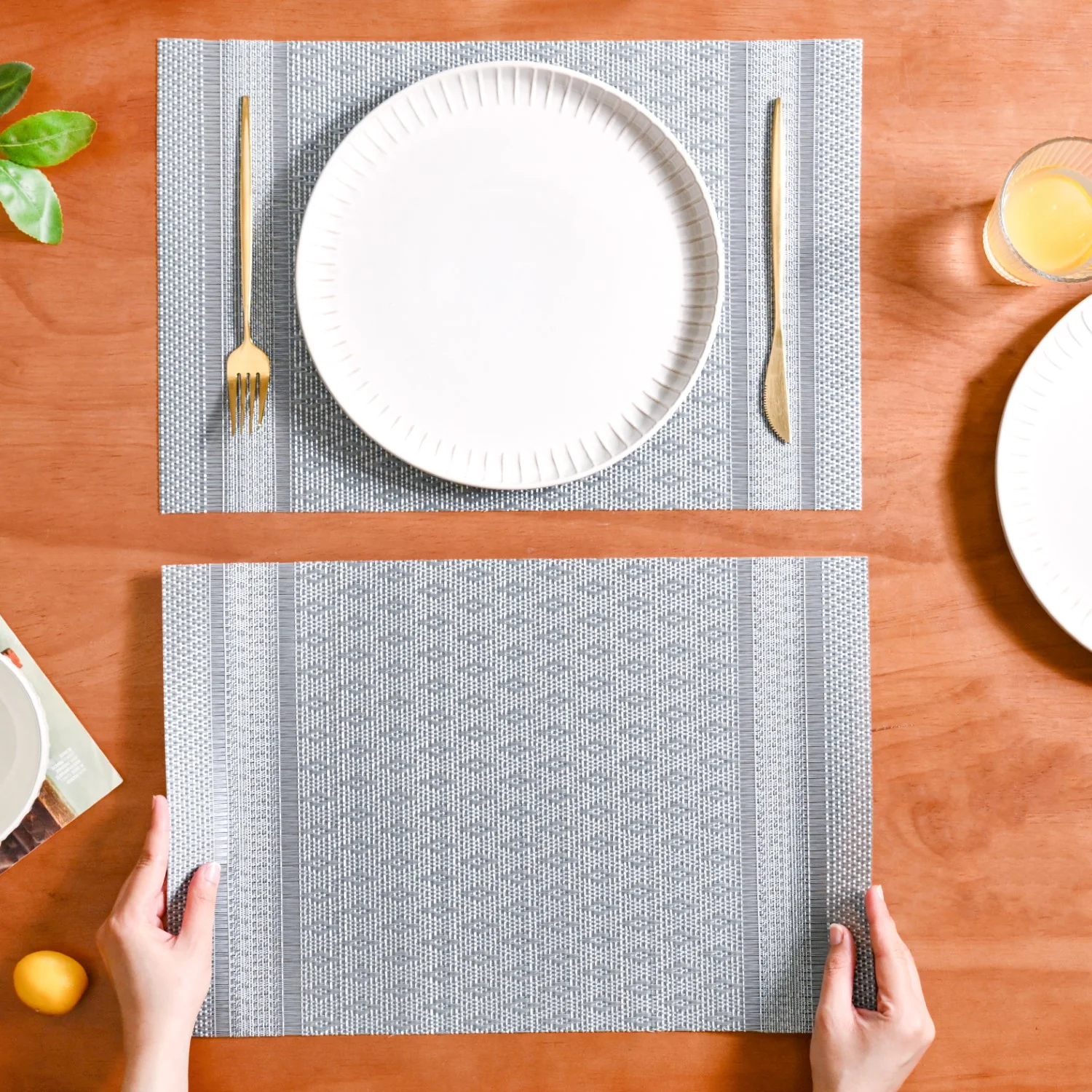 Silver Lining Placemat Set Of 6 - Image 3