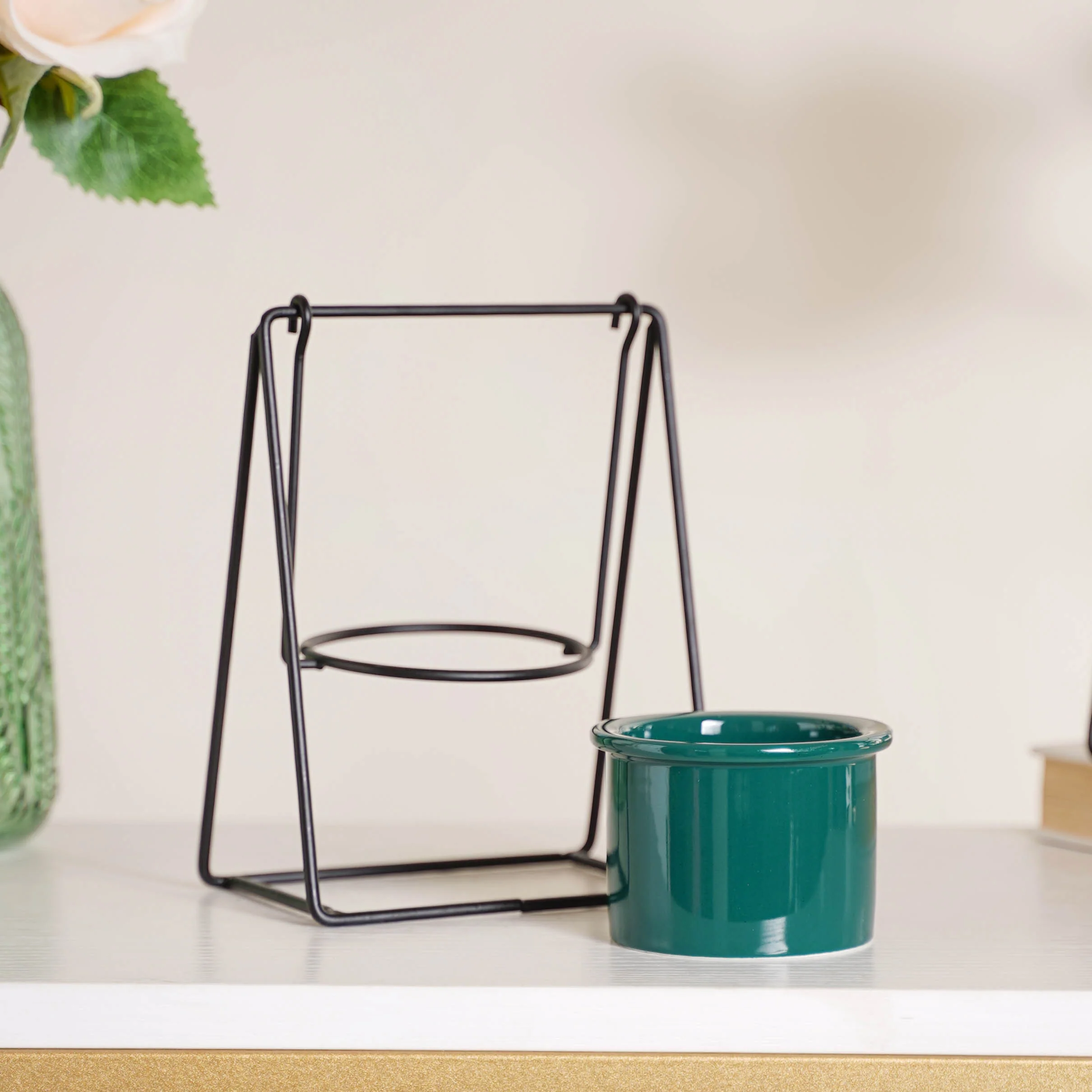 Single Swing Ceramic Flowering Pot - Image 4