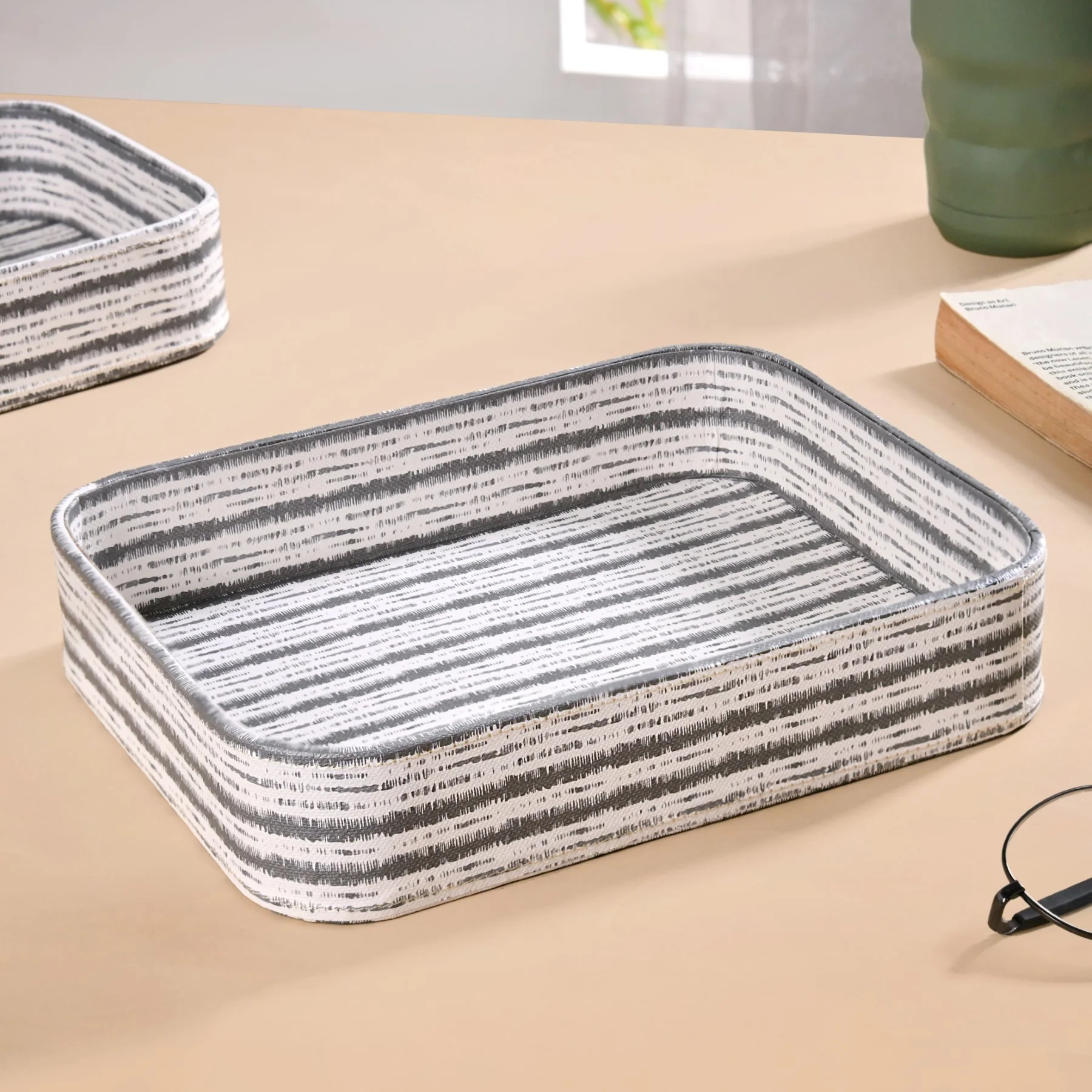SlateLine Desk Organiser Tray Set Of 2 - Image 5