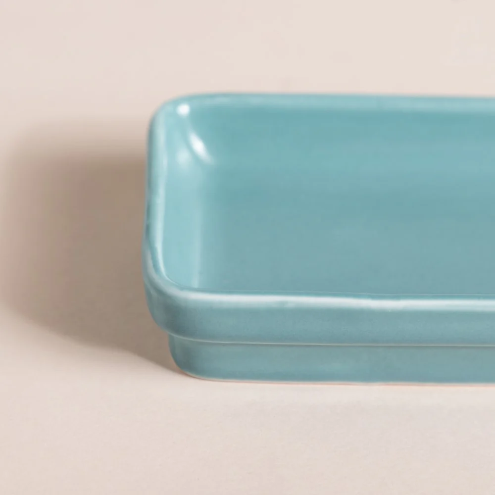 Sleek Blue Long Plate 9 Inch - Image 5