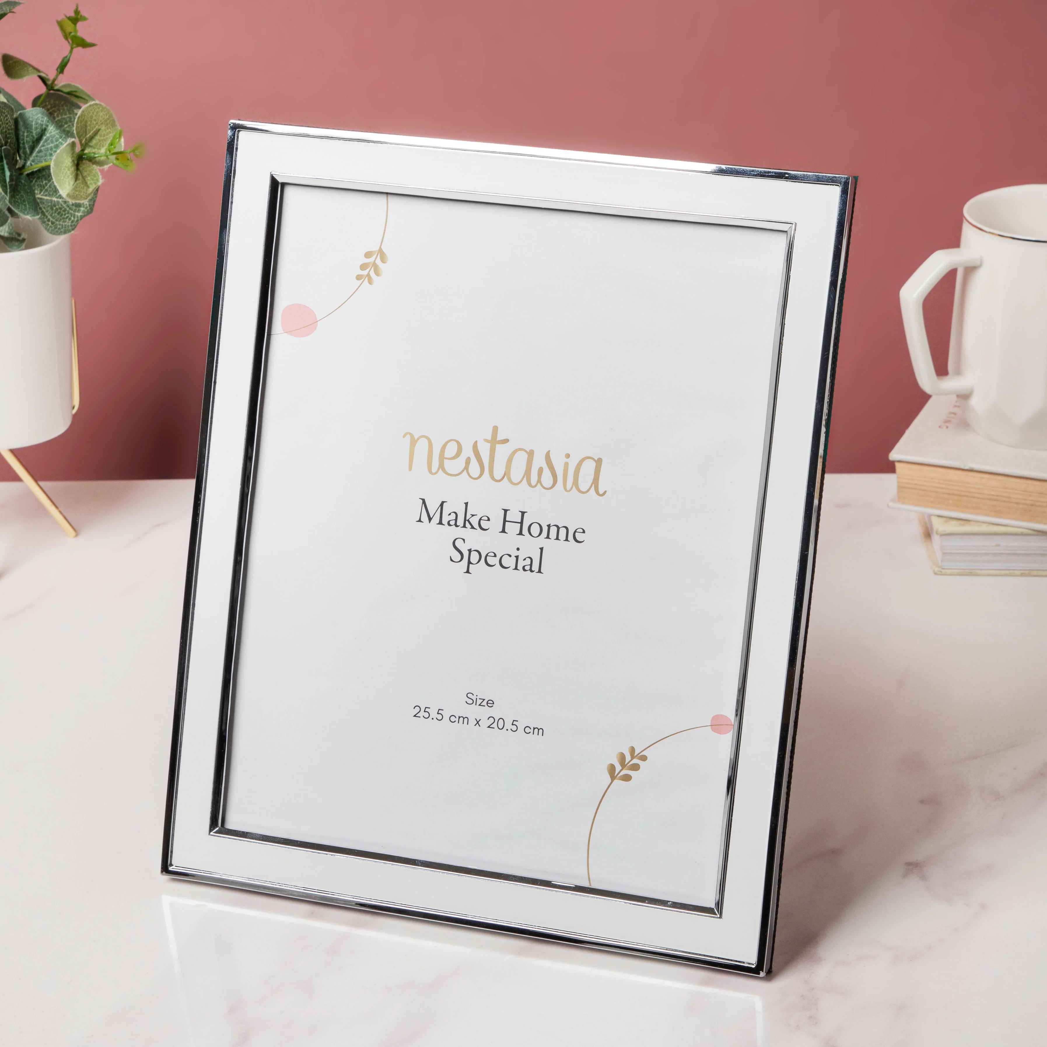 Sleek White Photo Frame 11 Inch - Image 2