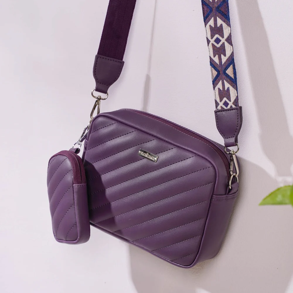 Sling Bag For Women Purple - Image 14