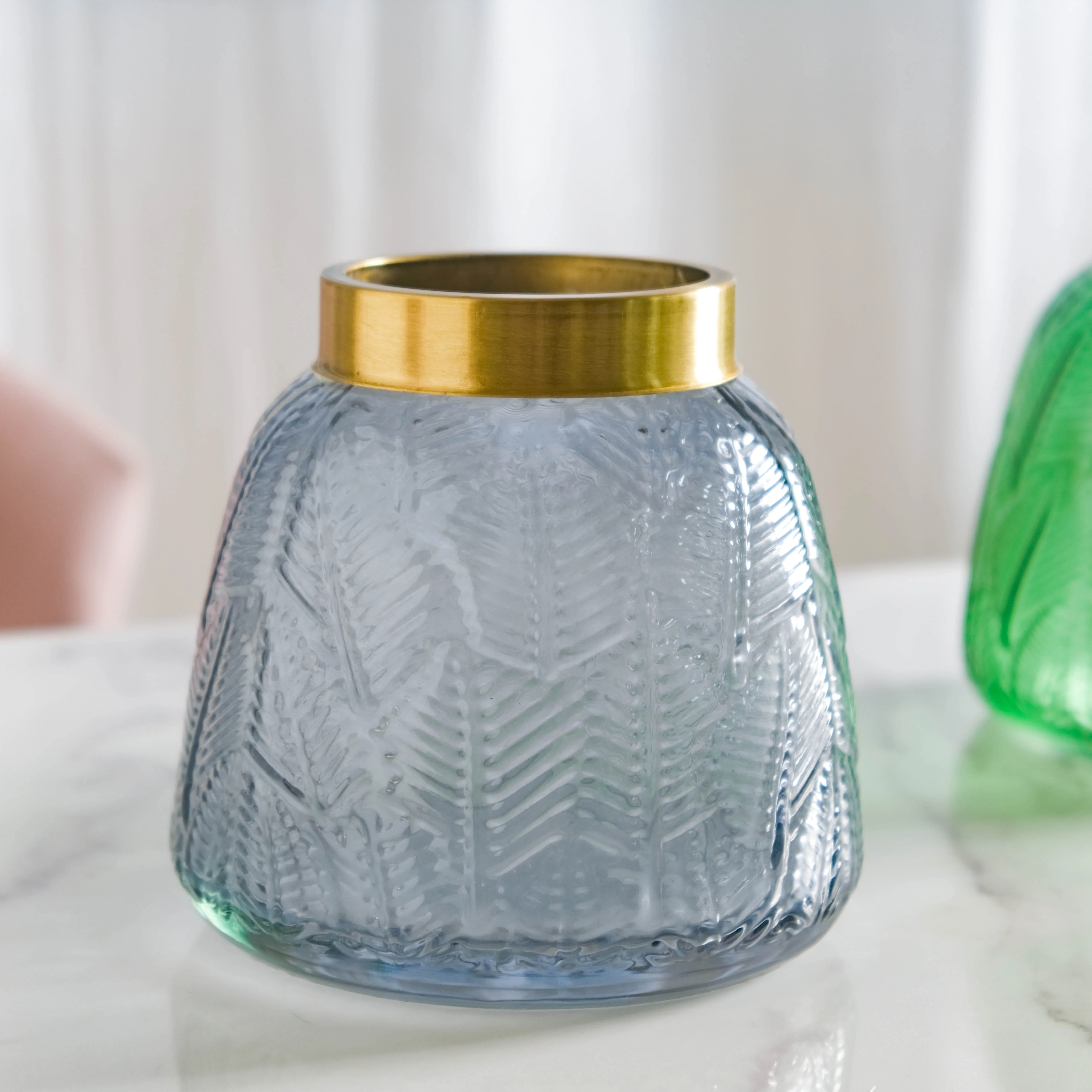 Small Bottle Glass Vase - Image 9