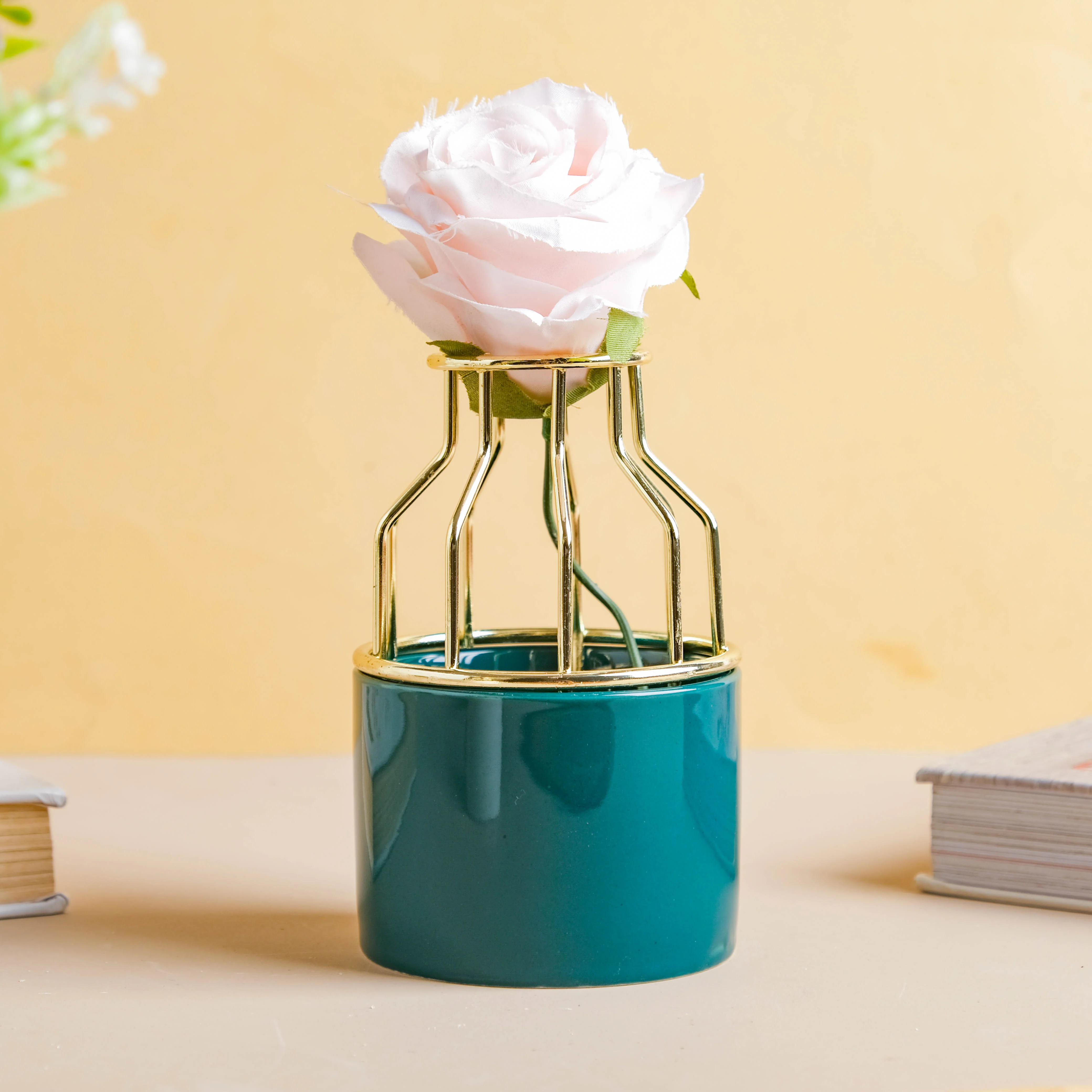 Small Ceramic Pot for Plants - Image 6