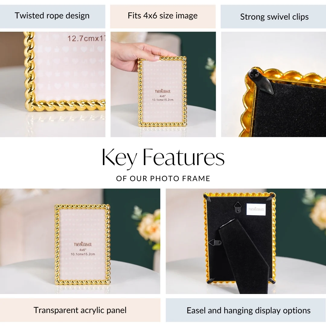 Small Twisted Picture Frame 10x15cm - Image 5