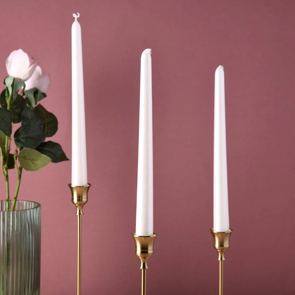 Smooth Taper Candle Set of 4 - Image 7