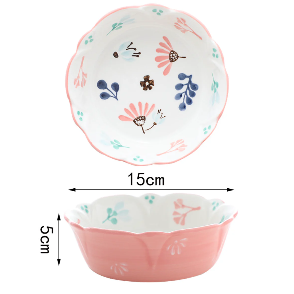 Snack Bowl with Wavy Rim 300 ml - Image 16