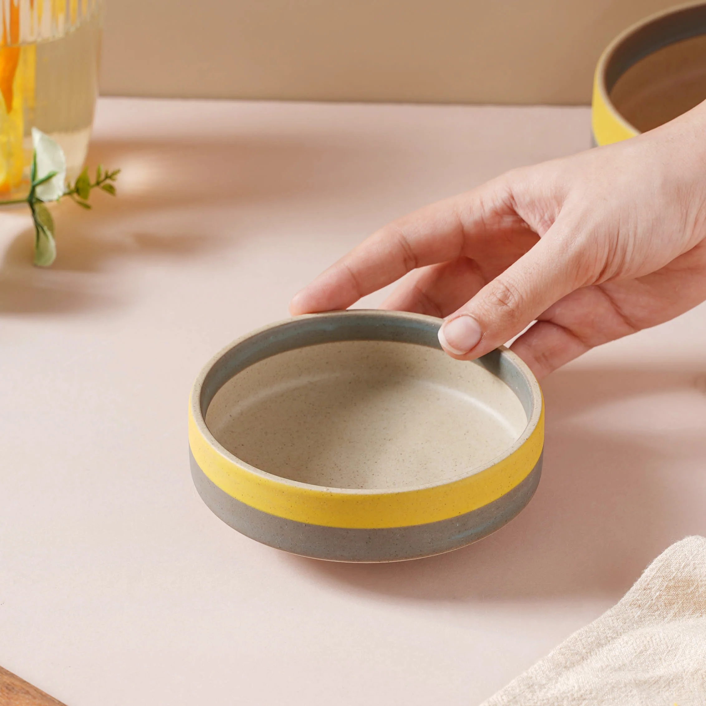 Soboku Dip Bowl Yellow 200 ml - Image 3