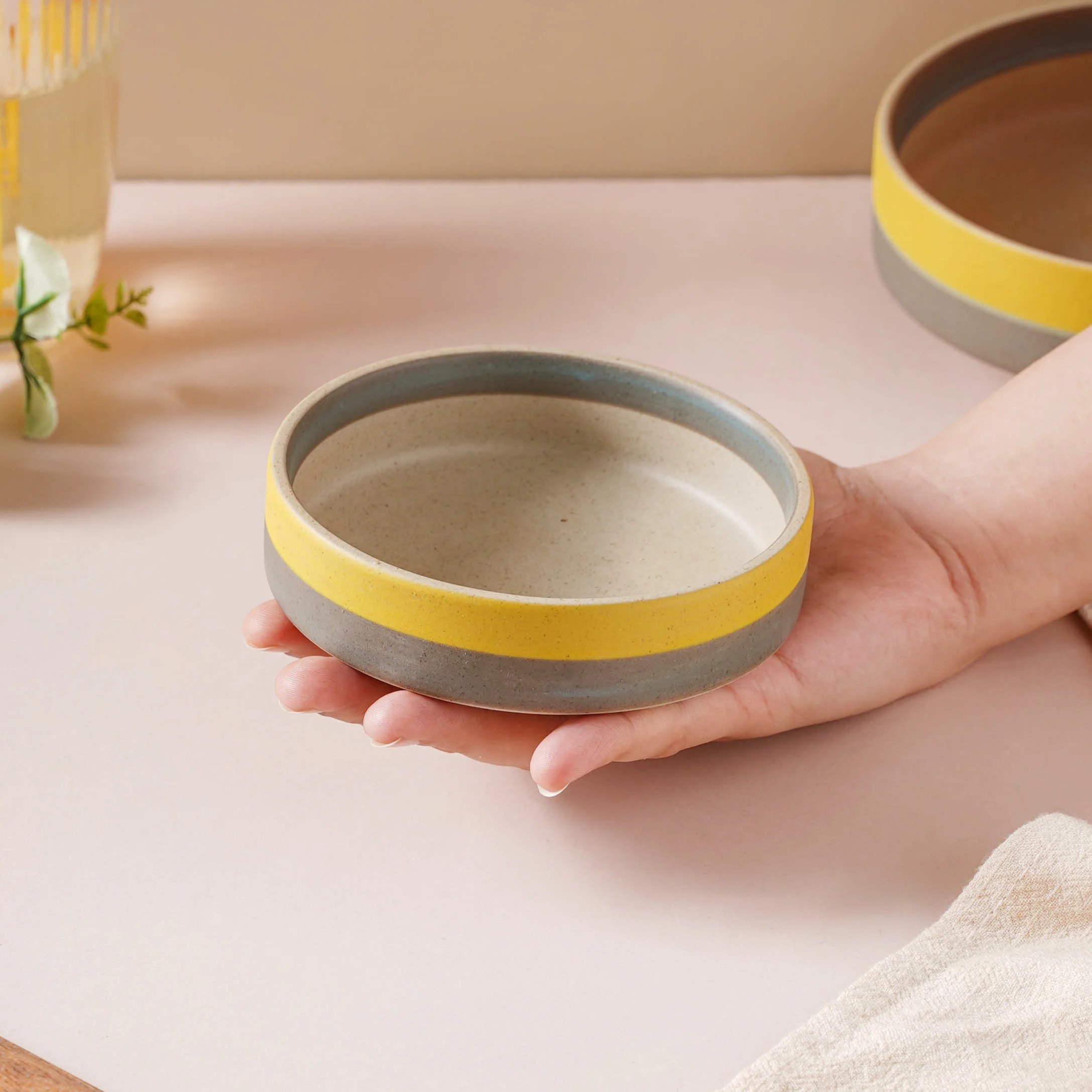 Soboku Dip Bowl Yellow 200 ml - Image 4