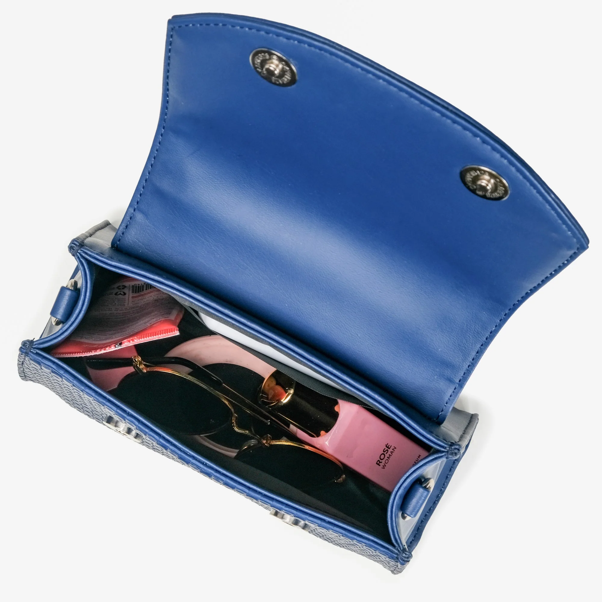 Soi Blue Handbag With Top Handle - Image 3