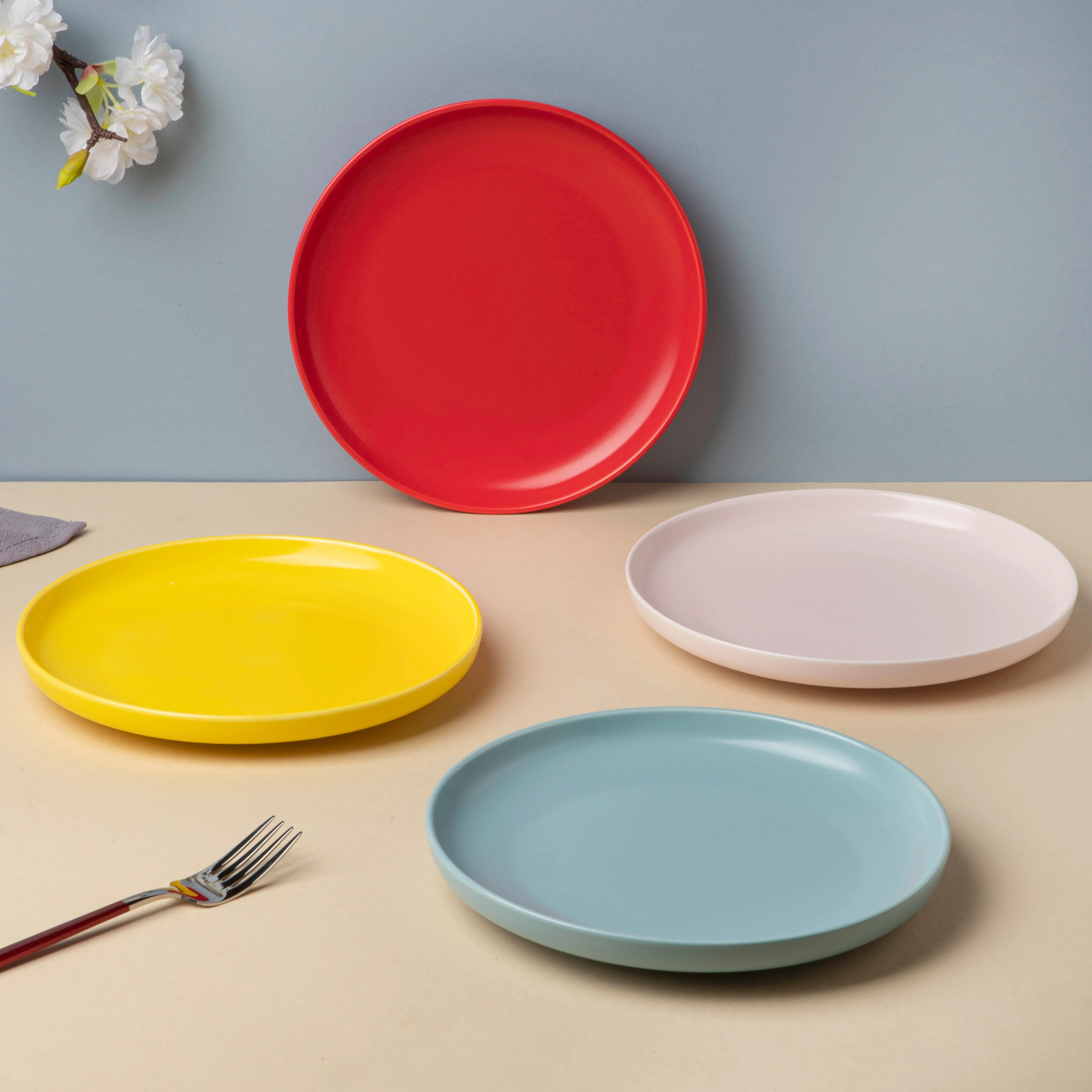 Solid Colored Snack Plate Large - Image 3