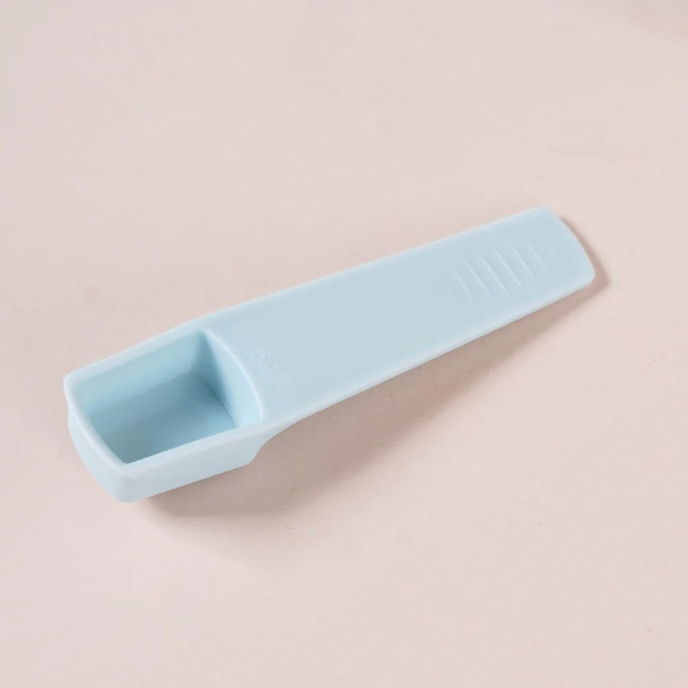 Spice Containers With Spoons Set Of 3 Blue - Image 7
