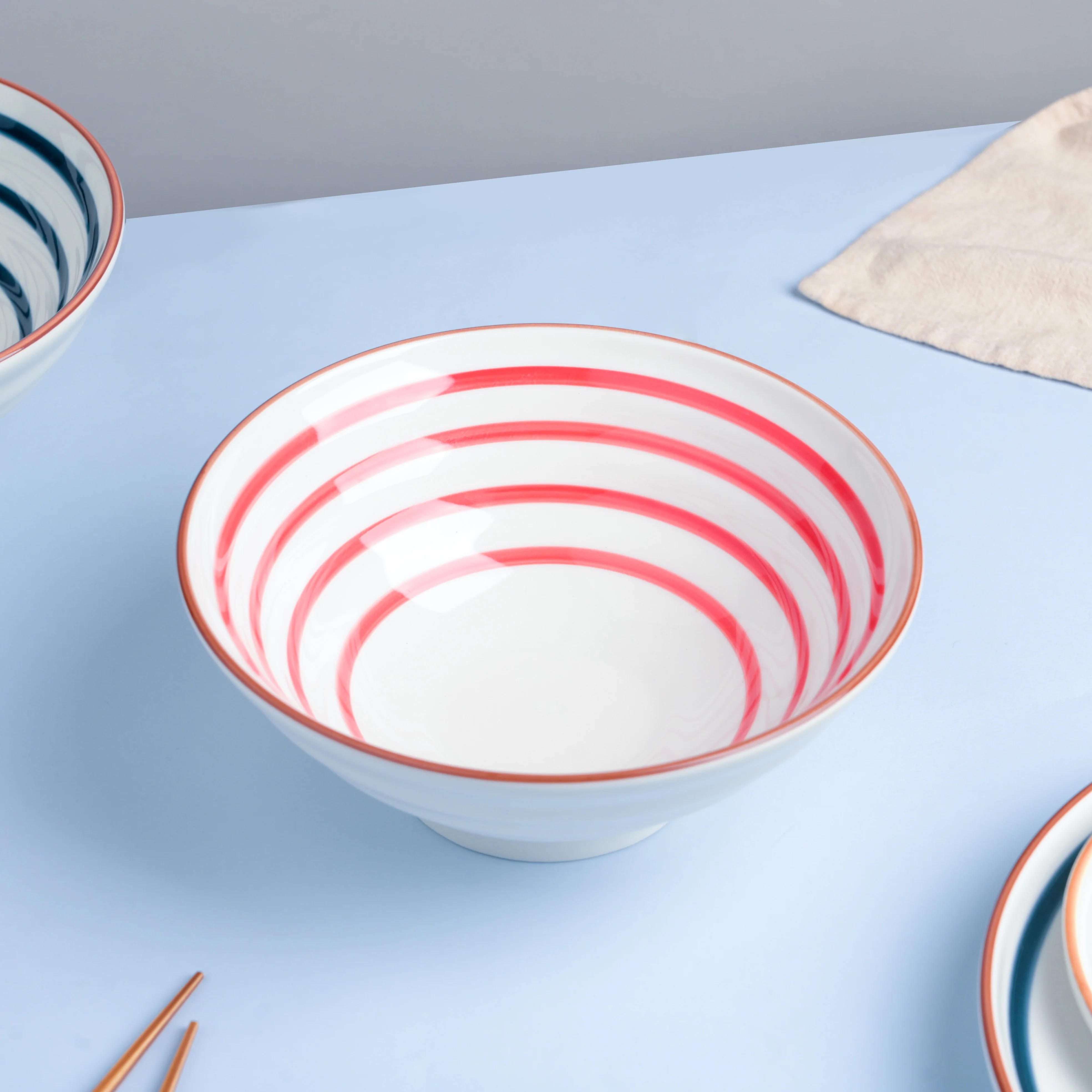 Spiral Red 22 Piece Dinner Set For 6 - Image 8