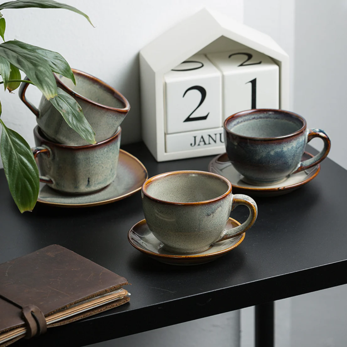 Square Cup and Saucer - Image 6