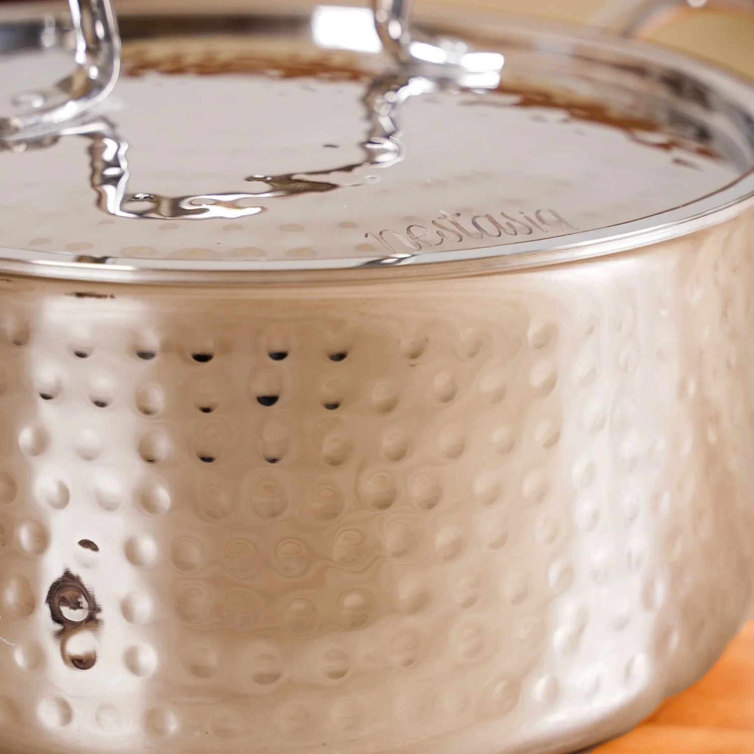 Stainless Steel Casserole Cooking Pot Tri-Ply With Lid 3000ml - Image 7