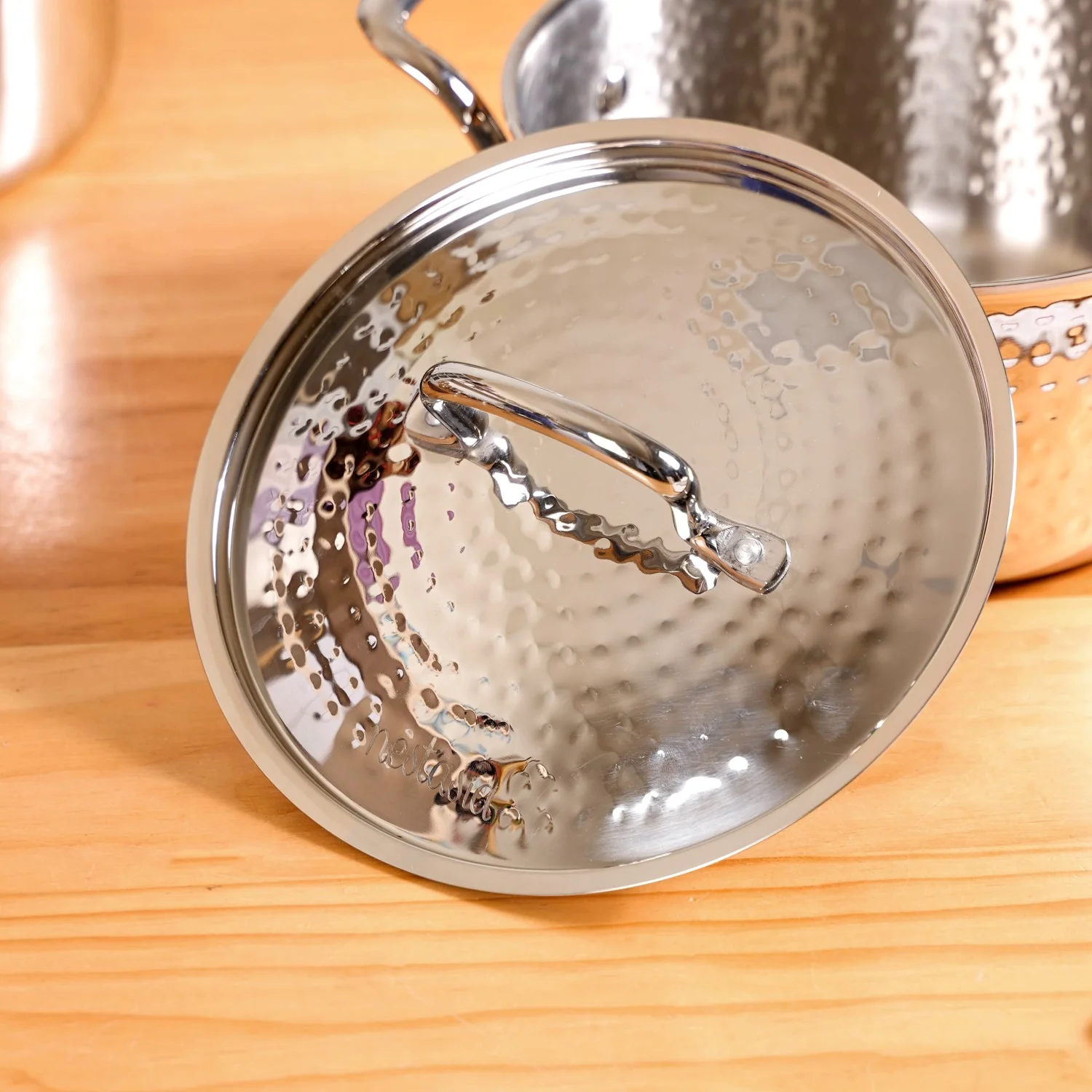 Stainless Steel Casserole Cooking Pot Tri-Ply With Lid 3000ml - Image 8