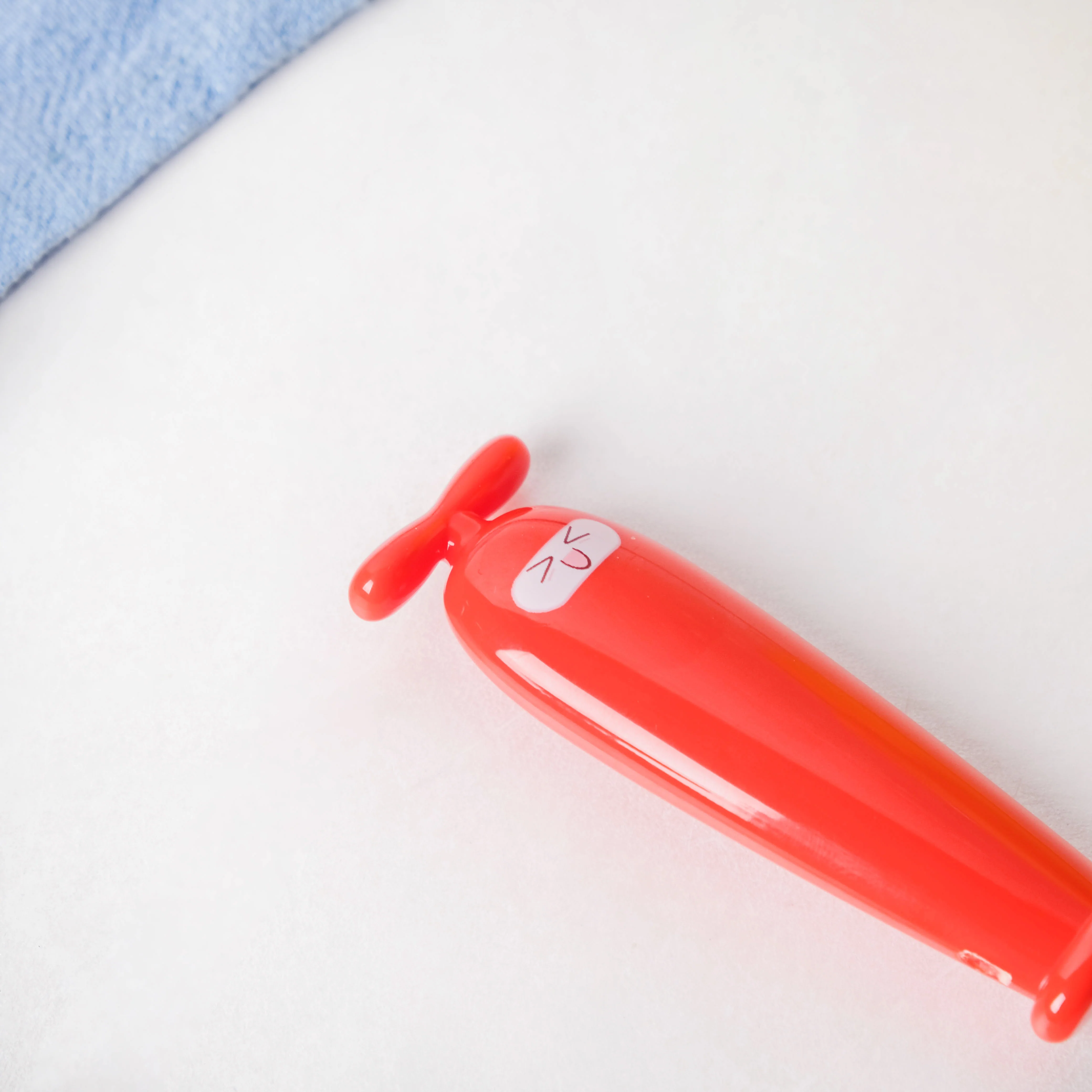 Stainless Steel Kids Feeding Spoon Red - Image 5