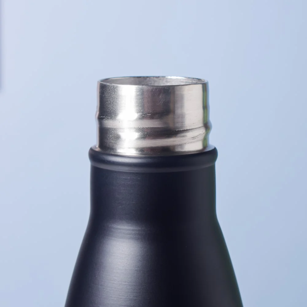 Stainless Steel Water Bottle Matte Black 500ml - Image 4