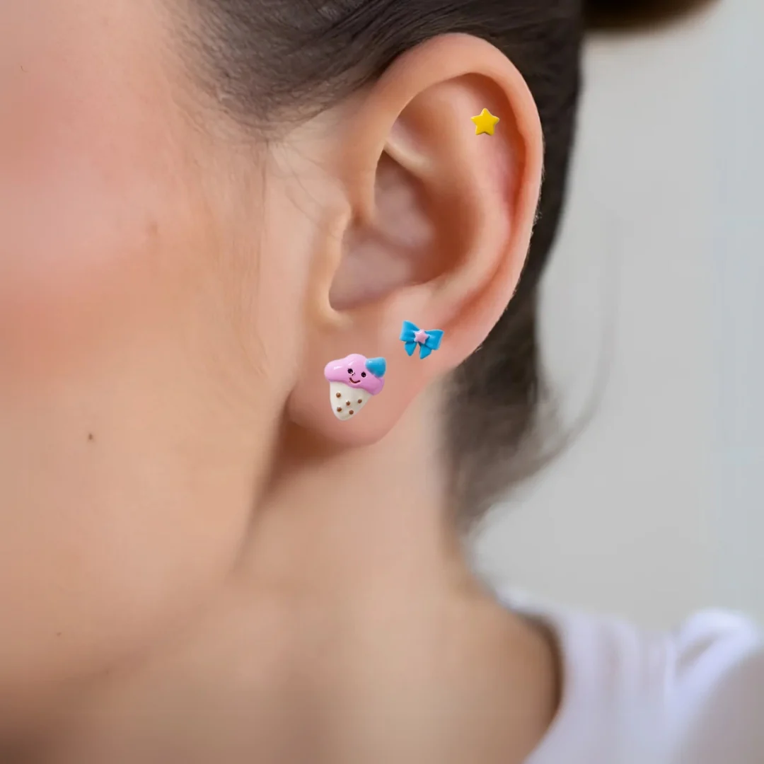 Starry Cuteness Fancy Studs Set Of 3 - Image 2