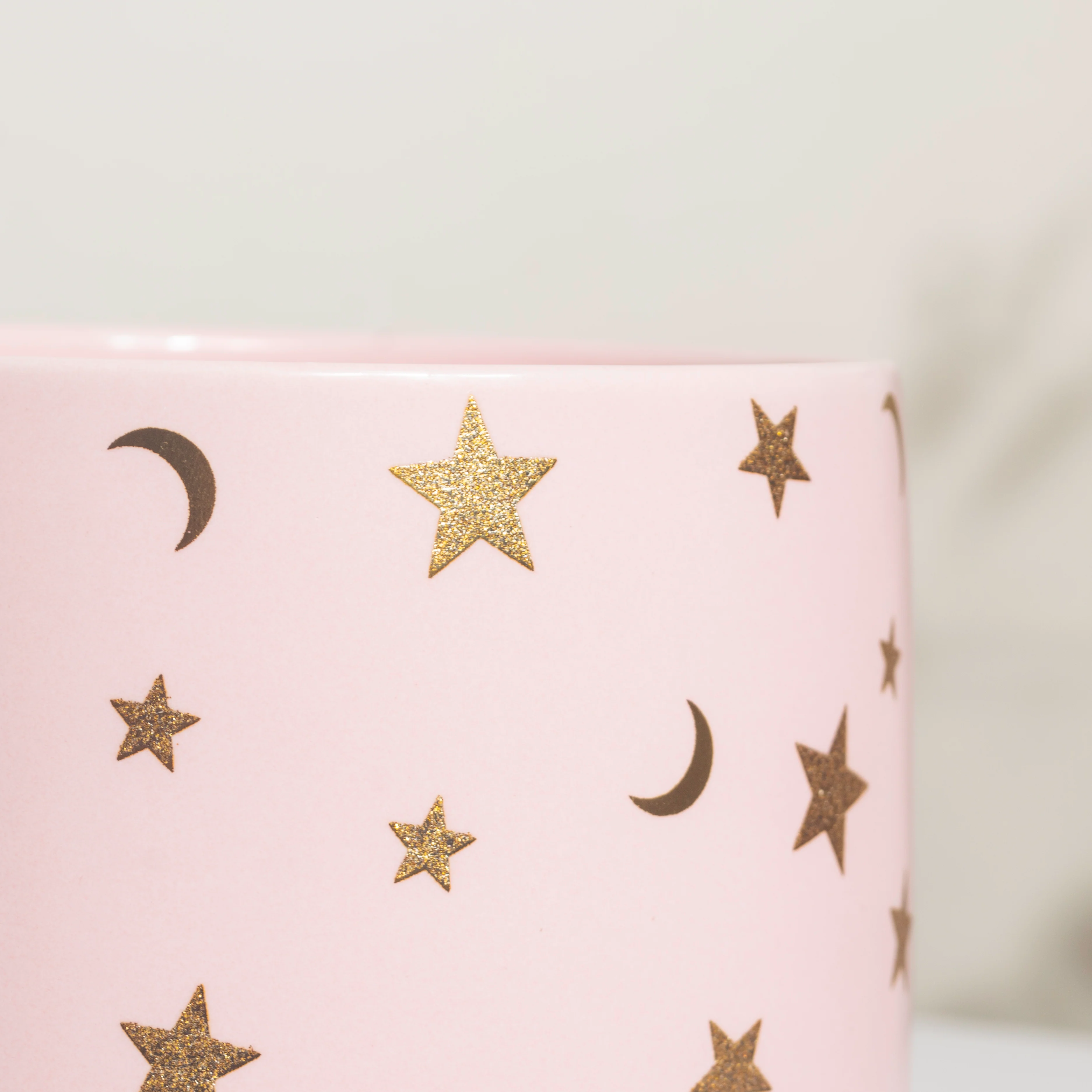 Stars and Moons Pink Ceramic Planter Large - Image 7