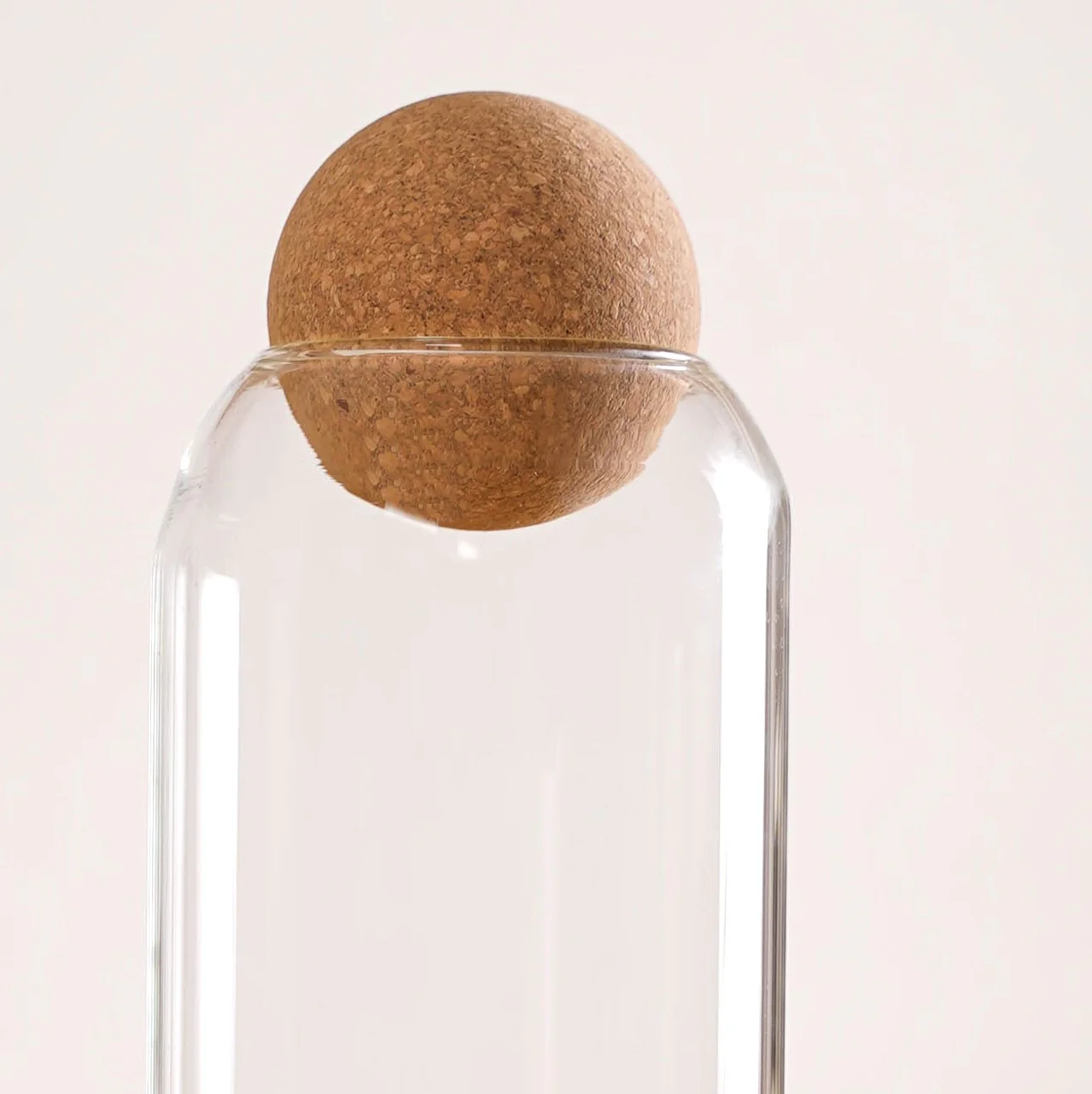 Storage Glass Jars with Cork Ball Lids Set of 2 1300ml - Image 6